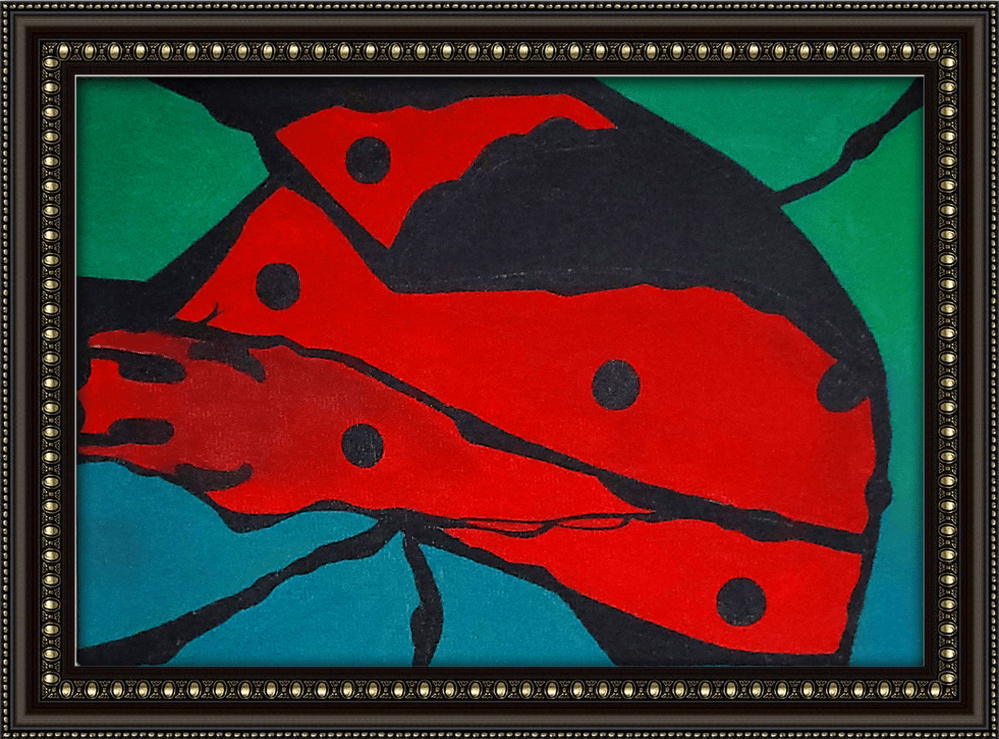 LADYBUG Painting Nanitart