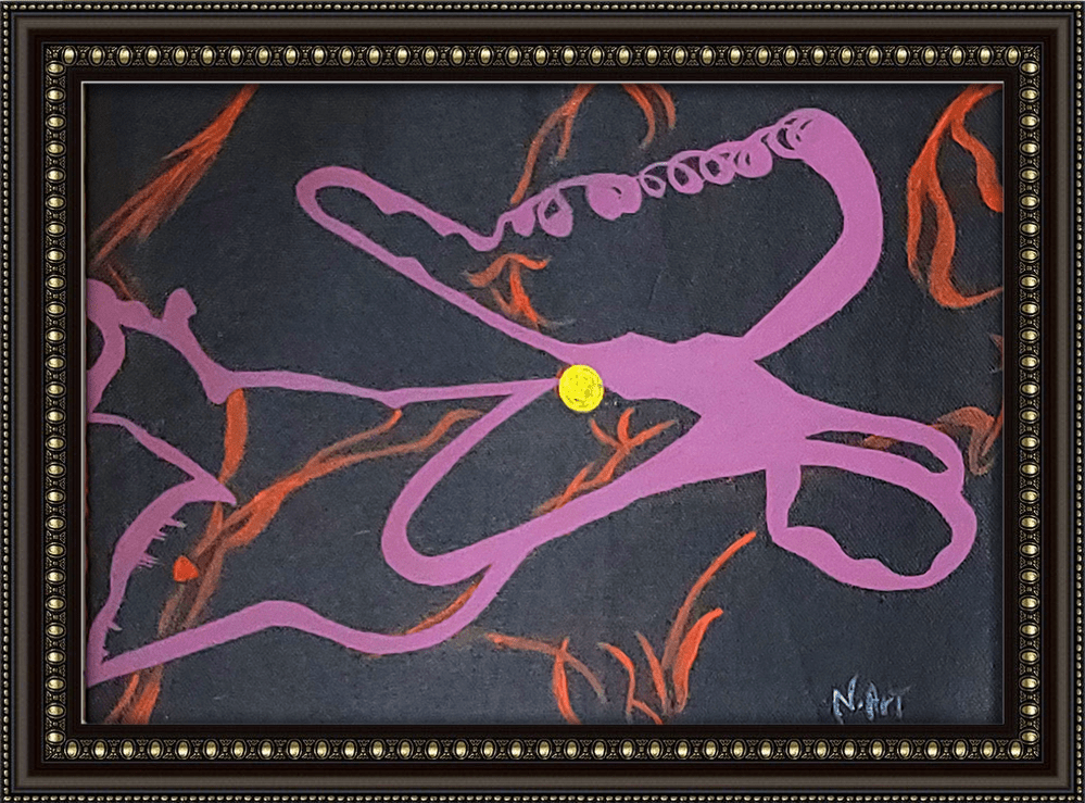 LANDING Painting Nanitart