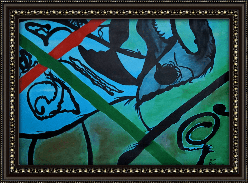 THE BEAST Painting Nanitart