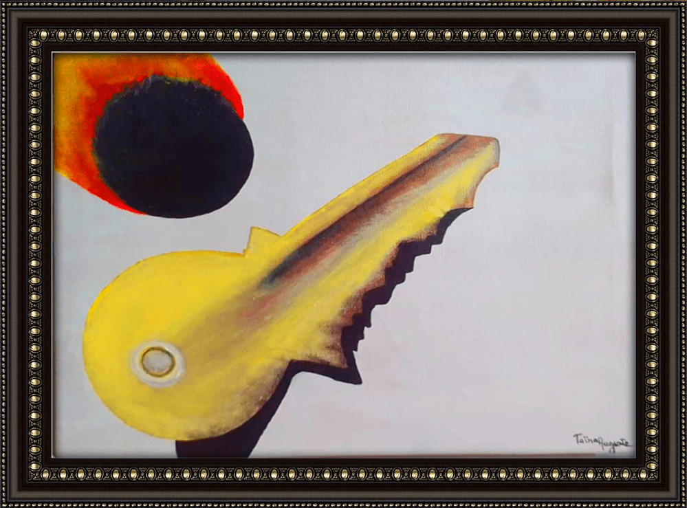 THE KEY Painting Nanitart 